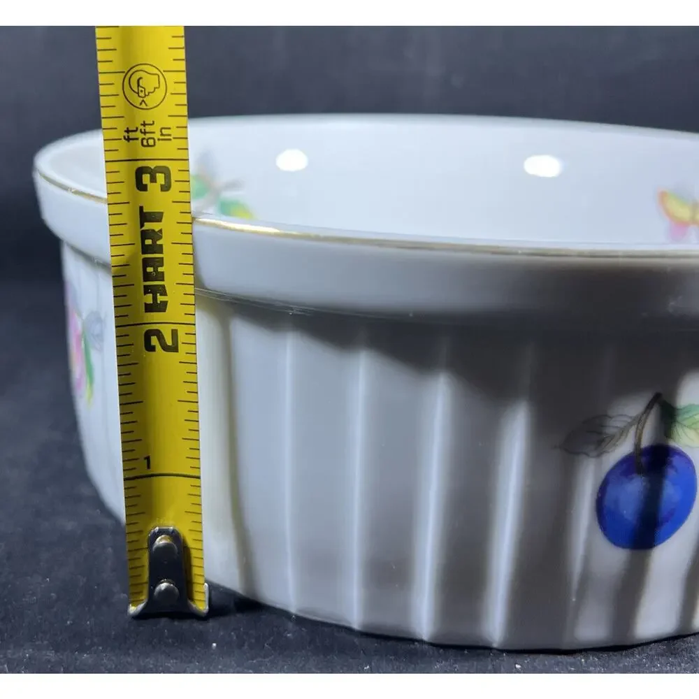 Andrea By Sadek Cookware Fruit Pattern 7333 Oven To Table‎ Casserole Dish